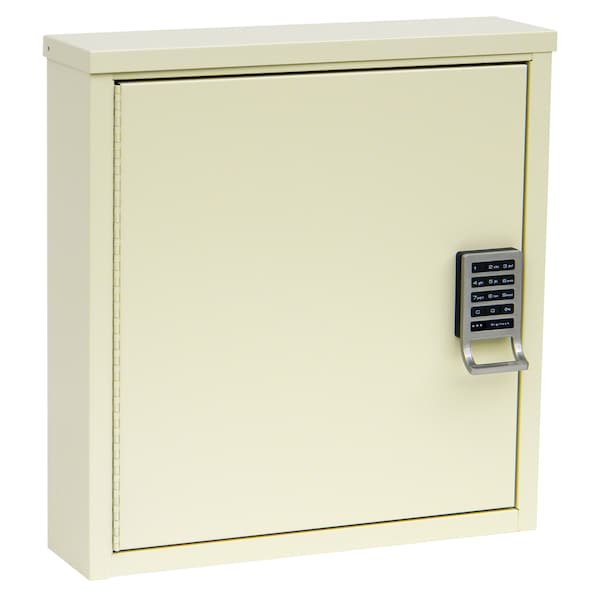 Patient Security Cabinet with Programmable E-Lock, 4"/Shallow, Light G